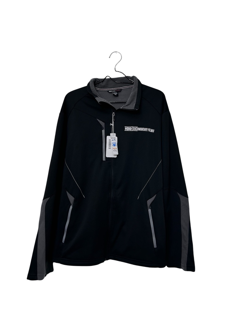 North End Sport Men Jacket L NWT HBO Documentary Films Corporate Promo Fleece